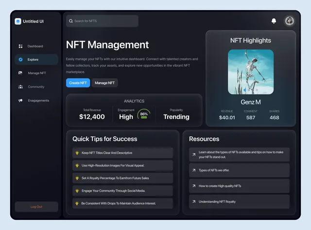 NFT Management system